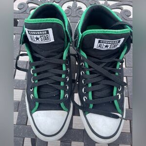 Pre-own Converse Chuck Taylor All Star High Retro Sport Black Green men size 7